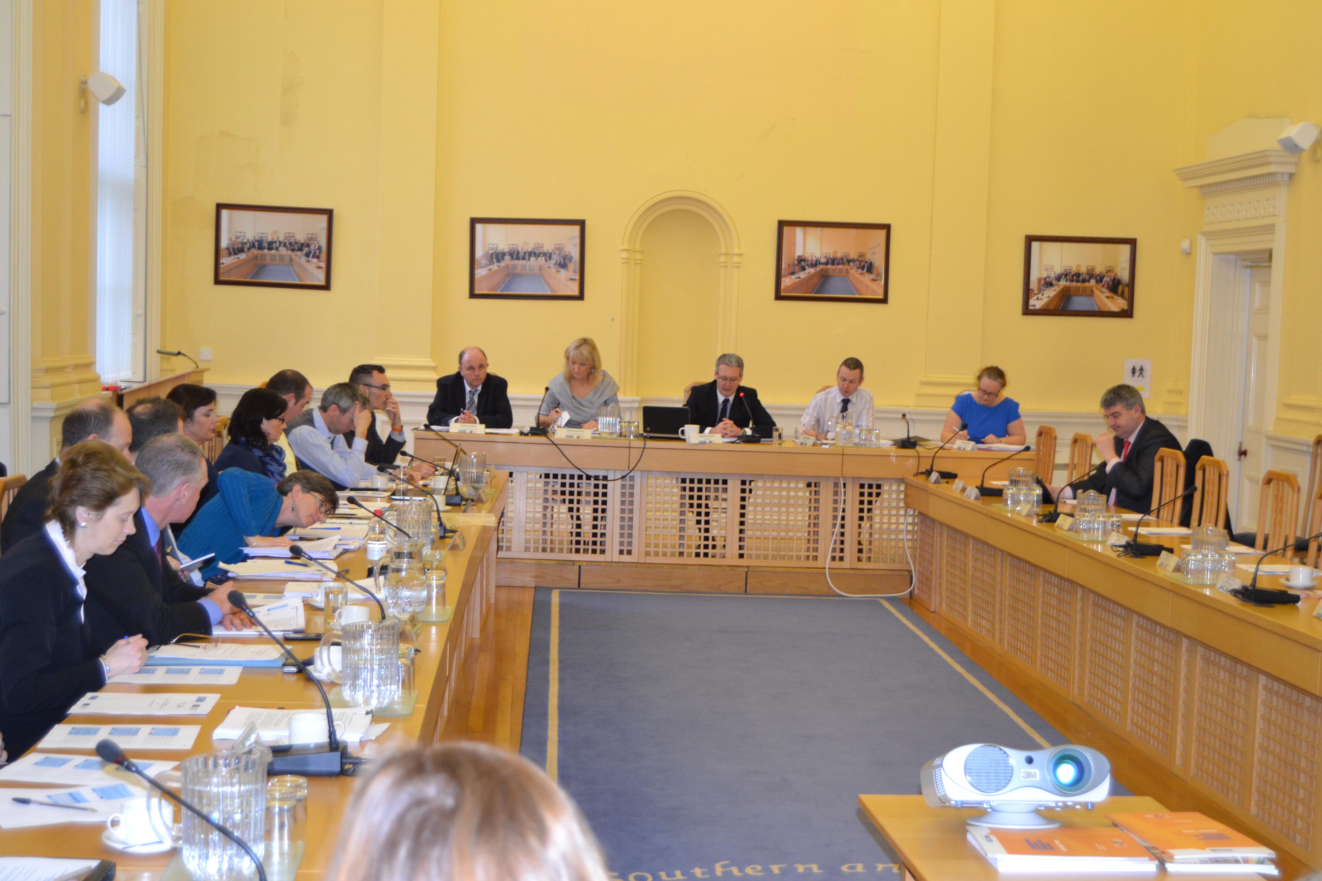 Inaugural Monitoring Committee Meeting of the Southern and Eastern Regional Programme 2014-2020. Assembly House, Waterford.