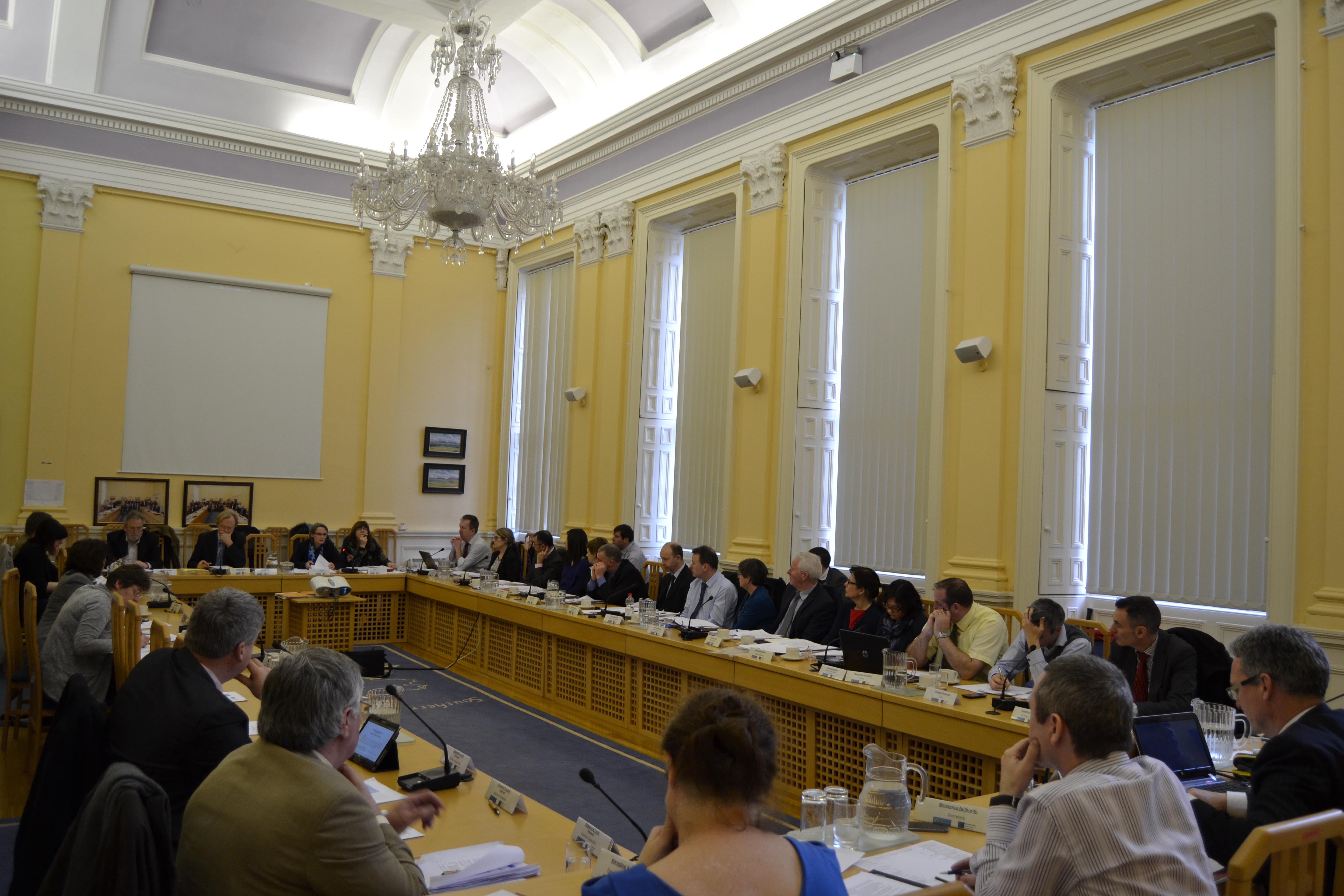 Inaugural Monitoring Committee Meeting of the Southern and Eastern Regional Programme 2014-2020. Assembly House, Waterford.