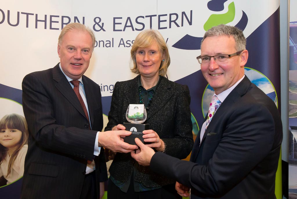 L to R: Mr. Gerry Finn, Director, BMW Regional Assembly; Ms. Lena Andersson-Pench, Director, DG Regional and Urban Policy, European Commission and Mr. Stephen Blair, Director, S&E Regional Assembly at