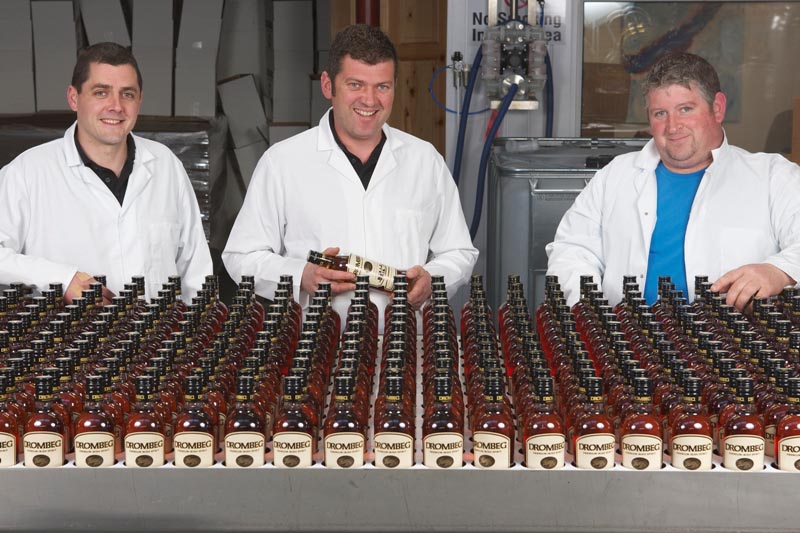 Drombeg Irish Spirit, John O’Connell, Gerard McCarthy, Dennis McCarthy, Union Hall, West Cork. Clients of West Cork County Enterprise Board