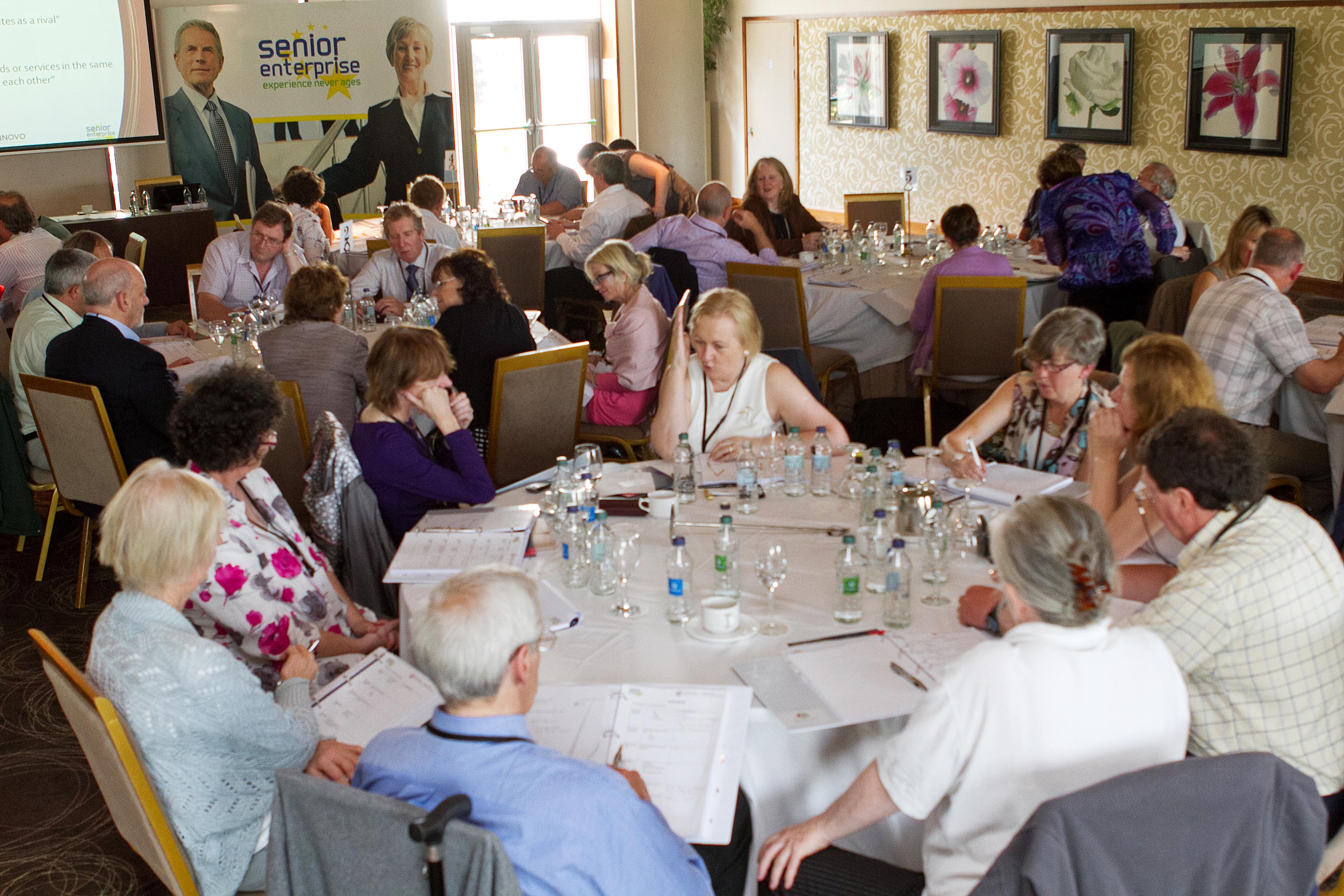 Delegates attending the Senior Enterprise Workshop, Killeshin Hotel, Portlaoise, June 2012