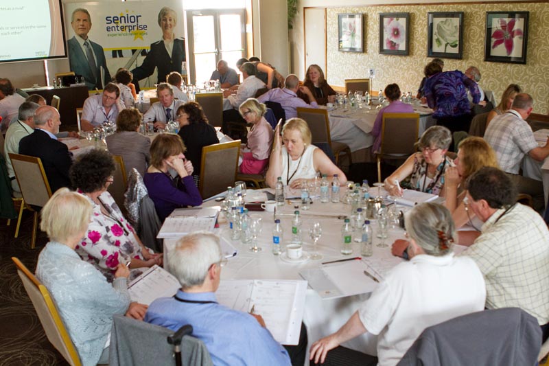 Delegates attending the Senior Entrepreneur Workshop in Killeshin Hotel, Portlaoise 28-29th June 2012