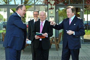 Pictured left to right: Mr Aidan O’Reill, Principal Officer, DoECLG; Mr Stephen Blair, Director, S&E Regional Assembly; Cllr Tomás Breathnach, Cathaoirleach, S&E Regional Assembly; Minister of State J