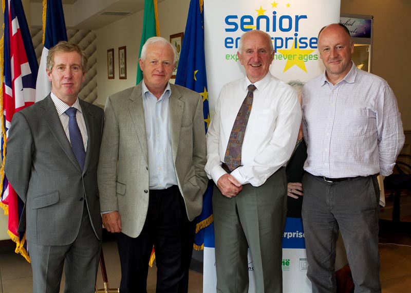 John Byrne, Project Director, Senior Enterprise with delegates attending the Senior Entrepreneur Workshop in Killeshin Hotel, Portlaoise, June 2012