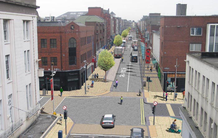 Limerick City Centre Re-modelling of Streets & Public Spaces
William Strees / Upper William Street & Sarsfield Street