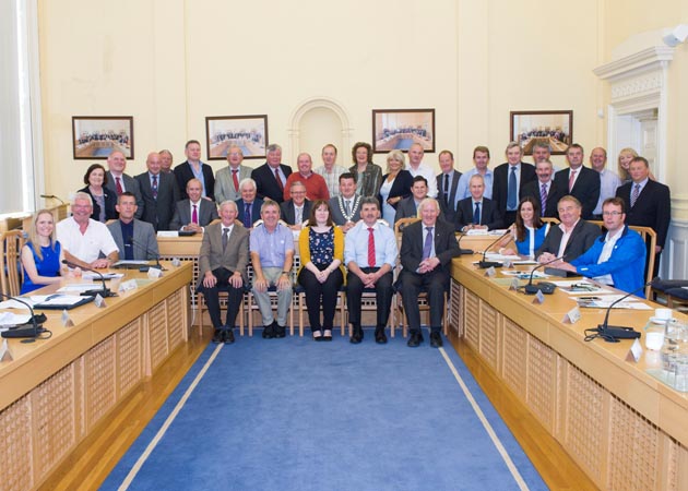 Members and Staff of the Southern Regional Assembly at the AGM in Assembly House, 10th July 2015