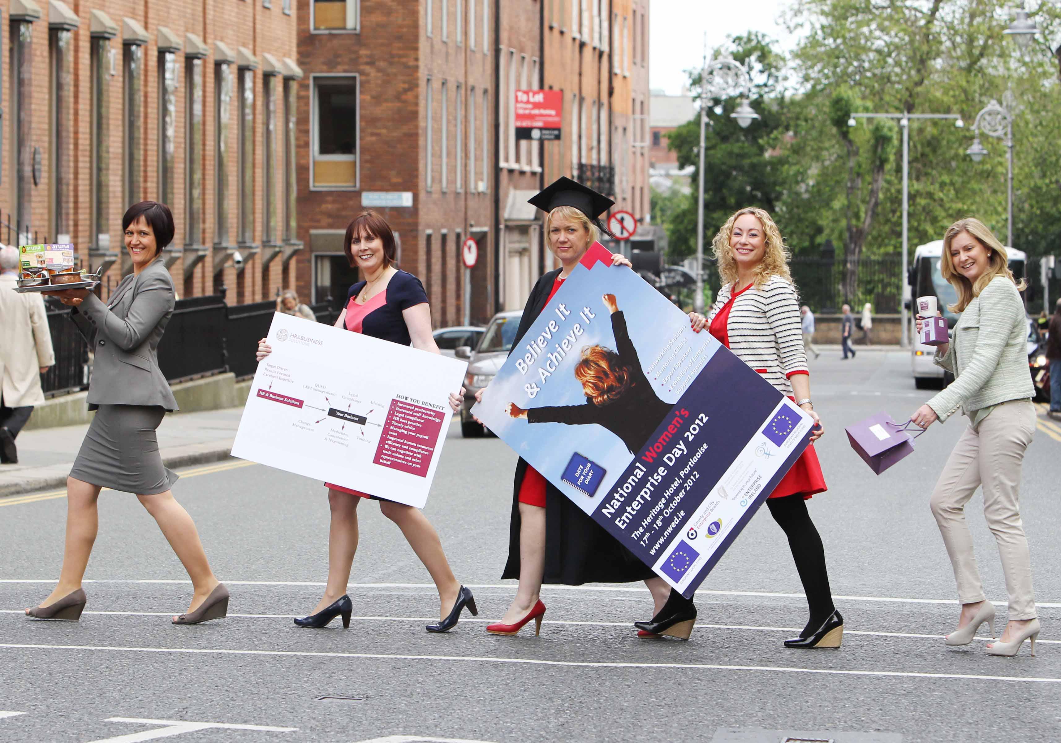 The Launch of the National Women’s Enterprise Day, October 2012. Grant recipients under the ERDF co-funded S&E Regional Programme.