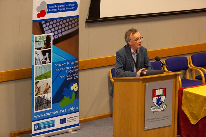 #EU in my Region Open Days Project visit to the ERDF co-funded PMBRC Centre Waterford Institute of Technology
Professor Willie Donnelly, WIT