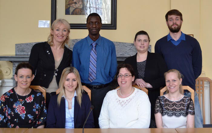 Southern Regional Assembly staff with Ms. Jacqueline Piplitsch, on work placement from the Vienna Business School.