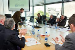 Visit of Commissioner Crețu to Trinity College Dublin;
Prof. Graham Cross, CRANN & School of Physics, Trinity College Dublin