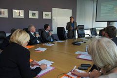 Visit of Commissioner Crețu to Trinity College Dublin;
Prof. Michael Morris, AMBER Director, Trinity College Dublin