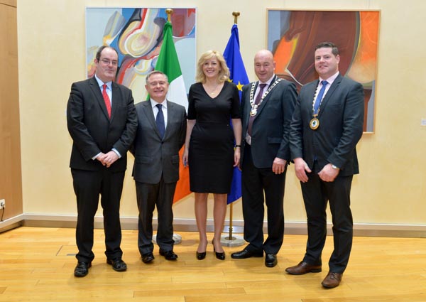 Left to Right: Jim Conway, Director, Eastern and Midland Regional Assembly; Stephen Blair, Director, Southern Regional Assembly; Cllr. Gerry Horkan, Cathaoirleach, Eastern and Midland Regional Assembl
