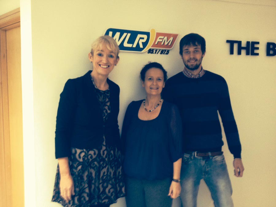 The Southern and Eastern Regional Assembly are sponsors of WLR fm Business News for quarter 4 2014. On a visit to WLR Fm Broadcast Centre today were staff members, Derville Brennan and Alejandro Gomez