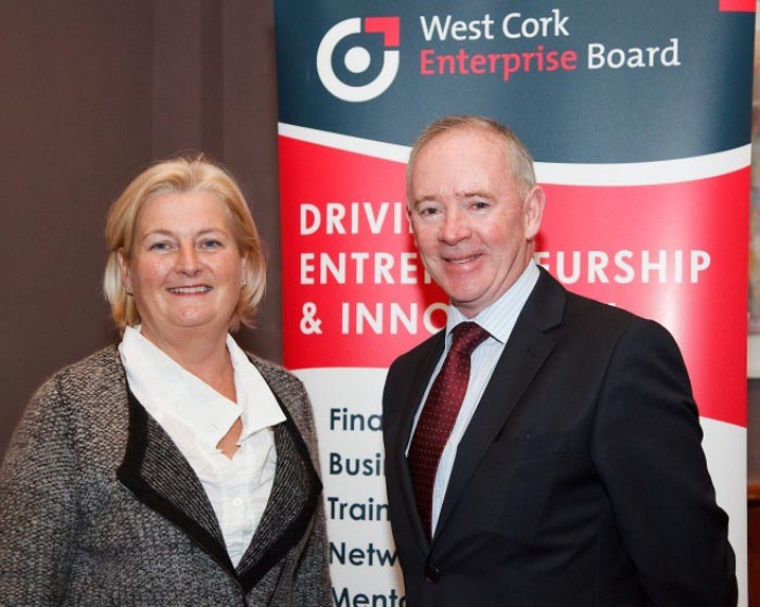 Women in Business Networking Event
Colette Twomey ,Clonakilty Pudding; Michael Hanley,West Cork Enterprise Board